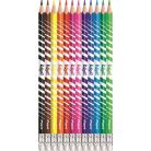MAPED Színes ceruza készlet, háromszögletű, radírozható, MAPED "Color'Peps Oops", 12 különböző szín