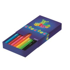   MAPED Filctoll készlet, 3,7 mm, kimosható, dobozos, MAPED „Color'Peps Long Life 2”, 12 különböző szín