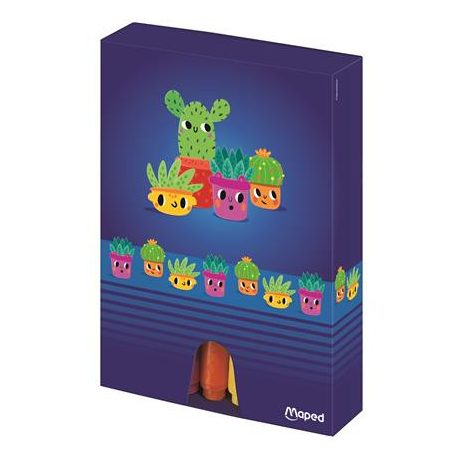 MAPED Filctoll készlet, 3,7 mm, kimosható, dobozos, MAPED „Color'Peps Long Life 2”, 12 különböző szín