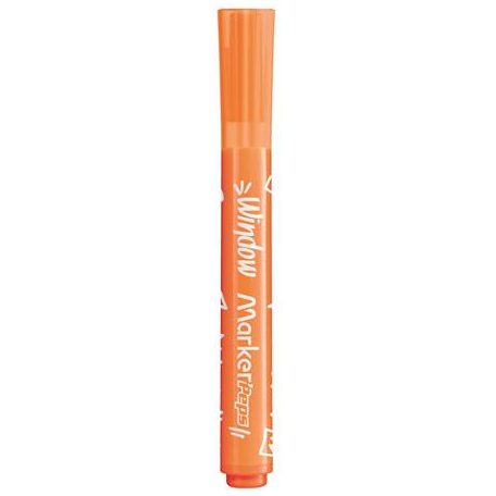 MAPED Ablakfilc készlet, vastag, törlőkendővel, 5 mm, MAPED "Marker'Peps", 6 különböző szín