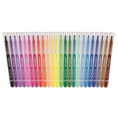   MAPED Filctoll készlet, mosható, MAPED "Color'Peps Long Life", 24 különböző szín