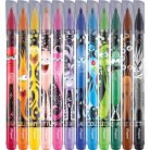 MAPED Filctoll készlet, 2,8 mm, kimosható, MAPED "Color'Peps Monster" 12 különböző szín