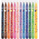 MAPED Filctoll készlet, 2,8 mm, kimosható, MAPED "Pixel Party", 12 különböző szín