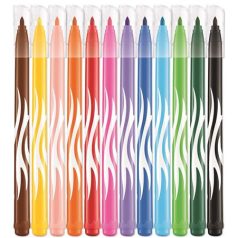   MAPED Filctoll készlet, 2,8 mm, kimosható, MAPED "Color'Peps Jungle", 12 különböző szín