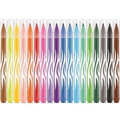   MAPED Filctoll készlet, 2,8 mm, kimosható, MAPED "Color'Peps Jungle", 18 különböző szín