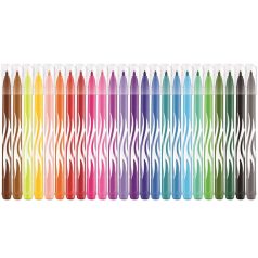   MAPED Filctoll készlet, 2,8 mm, kimosható, MAPED "Color'Peps Jungle", 24 különböző szín