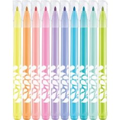   MAPED Filctoll készlet, 2,8 mm, kimosható, MAPED "Color'Peps Pastel", 10 különböző pasztell szín