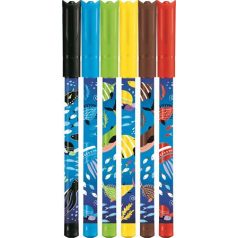  MAPED Filctoll készlet, 2 mm, kimosható, MAPED "Color'Peps Ocean Life", 6 különböző szín