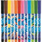 MAPED Filctoll készlet, 2 mm, kimosható, MAPED "Color'Peps Ocean Life", 12 különböző szín