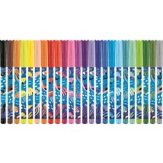   MAPED Filctoll készlet, 2 mm, kimosható, MAPED "Color'Peps Ocean Life", 24 különböző szín