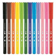   MAPED Filctoll készlet, 2 mm, kimosható, MAPED "Color'Peps Ocean", 12 különböző szín