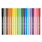 MAPED Filctoll készlet, 2 mm, kimosható, MAPED "Color'Peps Ocean", 18 különböző szín