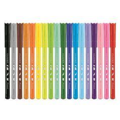   MAPED Filctoll készlet, 2 mm, kimosható, MAPED "Color'Peps Ocean", 18 különböző szín