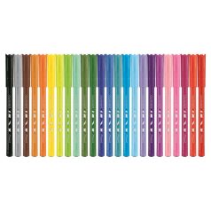   MAPED Filctoll készlet, 2 mm, kimosható, MAPED "Color'Peps Ocean", 24 különböző szín