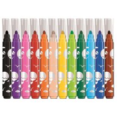   MAPED Filctoll készlet, 1-5 mm, kimosható, vastag, MAPED "Color'Peps Jumbo", 12 különböző szín