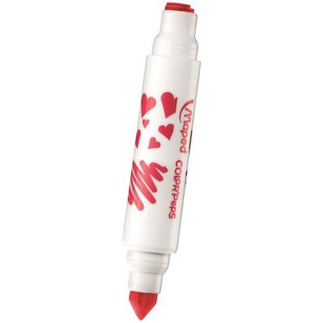 MAPED Filctoll készlet, 7,5 mm, kétvégű, MAPED "Color'Peps Duo Stamp" 8 különböző szín és minta