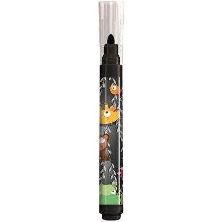 MAPED Filctoll készlet, 5 mm, kimosható, vastag, MAPED "Jungle Fever", 12 különböző szín