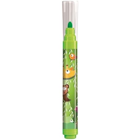 MAPED Filctoll készlet, 5 mm, kimosható, vastag, MAPED "Jungle Fever", 12 különböző szín