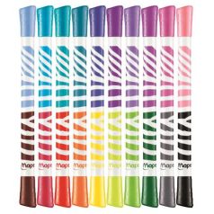   MAPED Filctoll készlet, kimosható, MAPED "Color'Peps Duo", 20 különböző szín