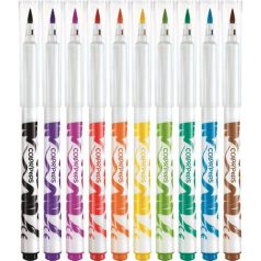   MAPED Filctoll készlet, kimosható, ecsetjellegű, MAPED "Color ’Peps Brush", 10 különböző szín
