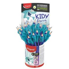   MAPED Grafitceruza radírral és ceruzafogóval, ceruzatartó, HB, háromszögletű, MAPED "Kidy Learn"