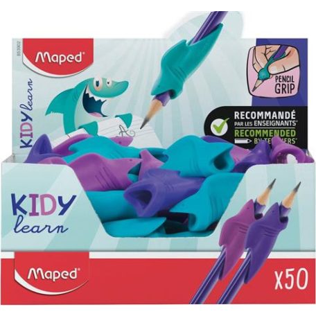 MAPED Ceruzafogó, display, MAPED "Kidy Learn", cápa, vegyes színek