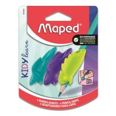   MAPED Ceruzafogó, MAPED "Kidy Learn", vegyes színek, 3 db