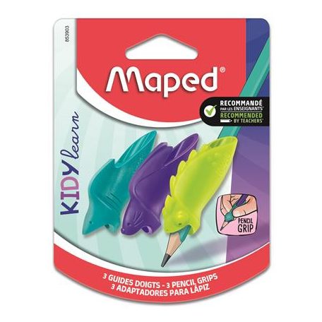 MAPED Ceruzafogó, MAPED "Kidy Learn", vegyes színek, 3 db