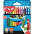 MAPED Zsírkréta, MAPED "Color'Peps Wax", 12 különböző szín