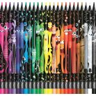 MAPED Színes ceruza készlet, háromszögletű, MAPED "Color'Peps Monster" 24 különböző szín