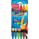 MAPED Olajpasztell kréta, MAPED "Color'Peps", 12 különböző szín