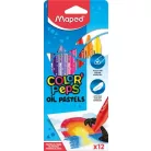 MAPED Olajpasztell kréta, MAPED "Color'Peps", 12 különböző szín