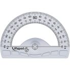 MAPED Vonalzókészlet, műanyag, 3 darabos, balkezes, MAPED