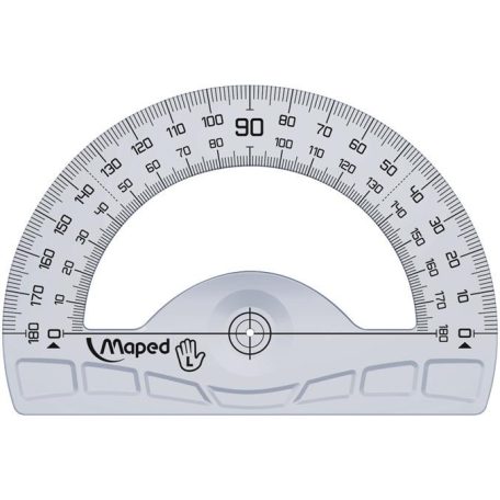 MAPED Vonalzókészlet, műanyag, 3 darabos, balkezes, MAPED