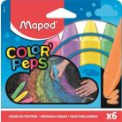 MAPED Aszfaltkréta, MAPED "Color'Peps", 6 különböző szín