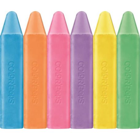 MAPED Aszfaltkréta, MAPED "Color'Peps", 6 különböző szín