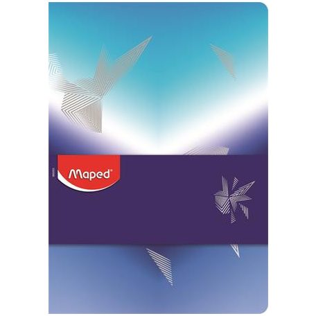 MAPED Jegyzetfüzet, tűzött, A5, vonalas, MAPED „Arctic jégvilág”