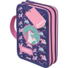 MAPED Tolltartó, töltött, 2 emeletes, cipzáras, MAPED, unikornis