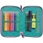 MAPED Tolltartó, töltött, 2 emeletes, cipzáras, MAPED, unikornis