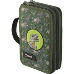   MAPED Tolltartó, töltött, 2 emeletes, cipzáras, MAPED, dinoszaurusz