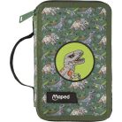 MAPED Tolltartó, töltött, 2 emeletes, cipzáras, MAPED, dinoszaurusz