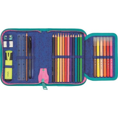 MAPED Tolltartó, töltött, klapnis, cipzáras, MAPED, trópusi