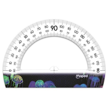 MAPED Vonalzókészlet, műanyag, 4 darabos, MAPED "Deepsea Paradise"