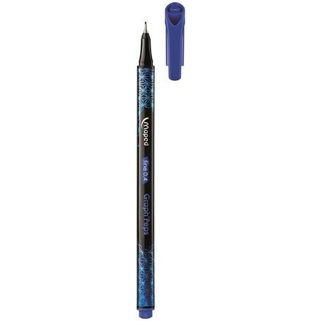 MAPED Kalligrafikus készlet, 22 darabos, MAPED "Lettering Set", 6 szövegkiemelő + 16 tűfilc különböző színekben