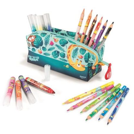 MAPED Tolltartó, cipzáras, töltött, MAPED "Jungle Fever"