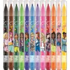 MAPED BB Filctoll készlet, 2,8 mm, kimosható, MAPED "Barbie", 12 különböző szín