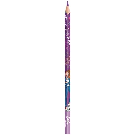 MAPED BB Színes ceruza készlet, háromszögletű, MAPED "Barbie", 12 különböző szín