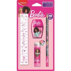   MAPED BB Írószer készlet, 4 darabos, MAPED "Barbie"
