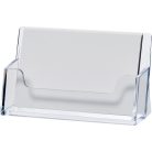 HELIT Névjegytartó, műanyag, 50 db-os, HELIT, víztiszta