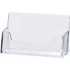 HELIT Névjegytartó, műanyag, 50 db-os, HELIT, víztiszta